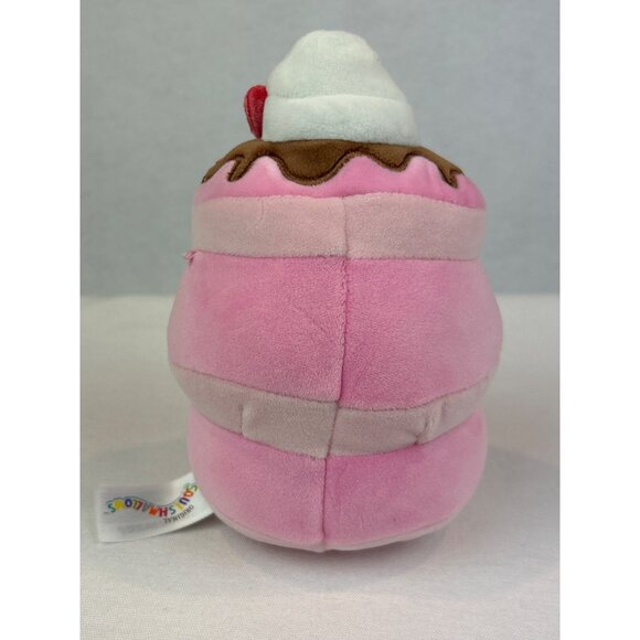 Squishmallows Shelly Strawberry Pancake Pink & White 6" Plush - Picture 6 of 9